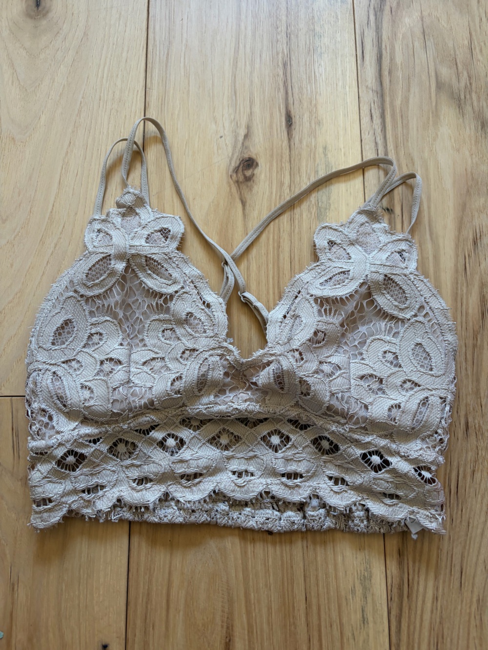 Cream bralette
